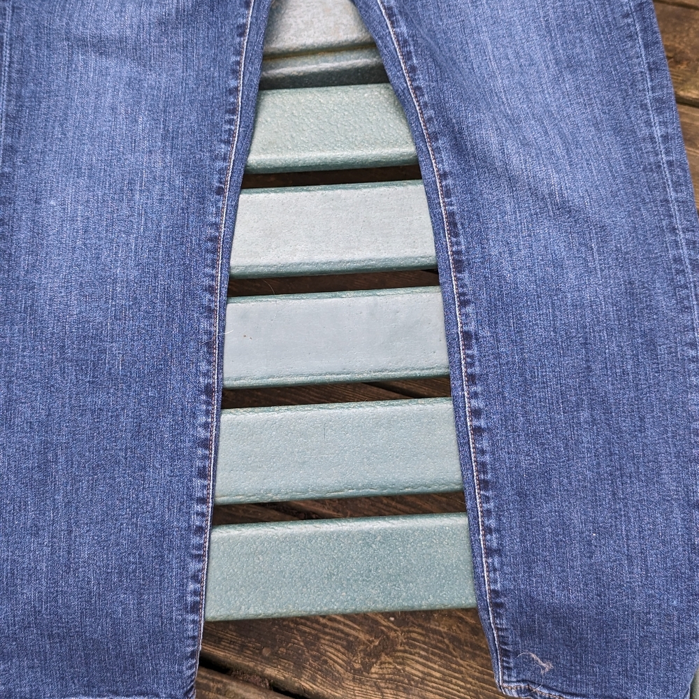 Banana Republic premium denim slim straight women's  cropped jeans size 32/28 - Picture 6 of 6